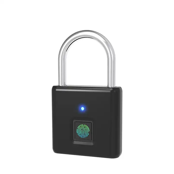 Smart Fingerprint Keyless Mini USB Rechargeable Padlock