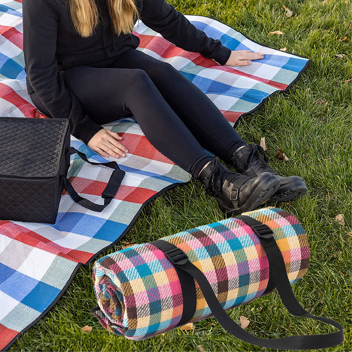 Versatile Outdoor Camping Blanket with Adjustable Strap