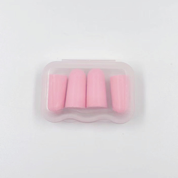 Noise-Canceling Soft Foam Earplugs – 4 Pairs with Case