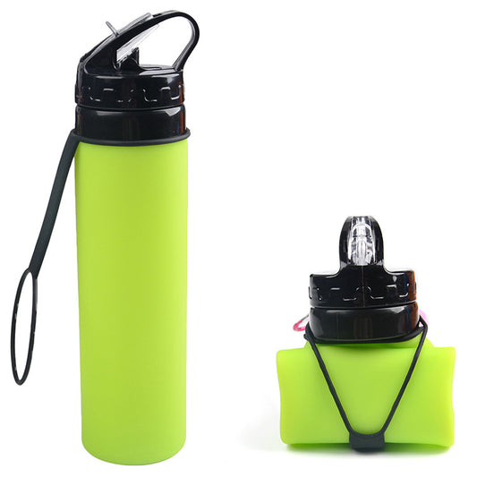 Collapsible Silicone Water Bottle - 650ml/20oz