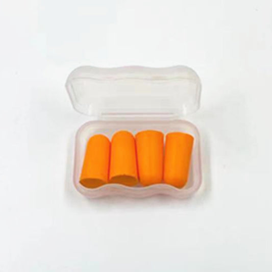 Noise-Canceling Soft Foam Earplugs – 4 Pairs with Case